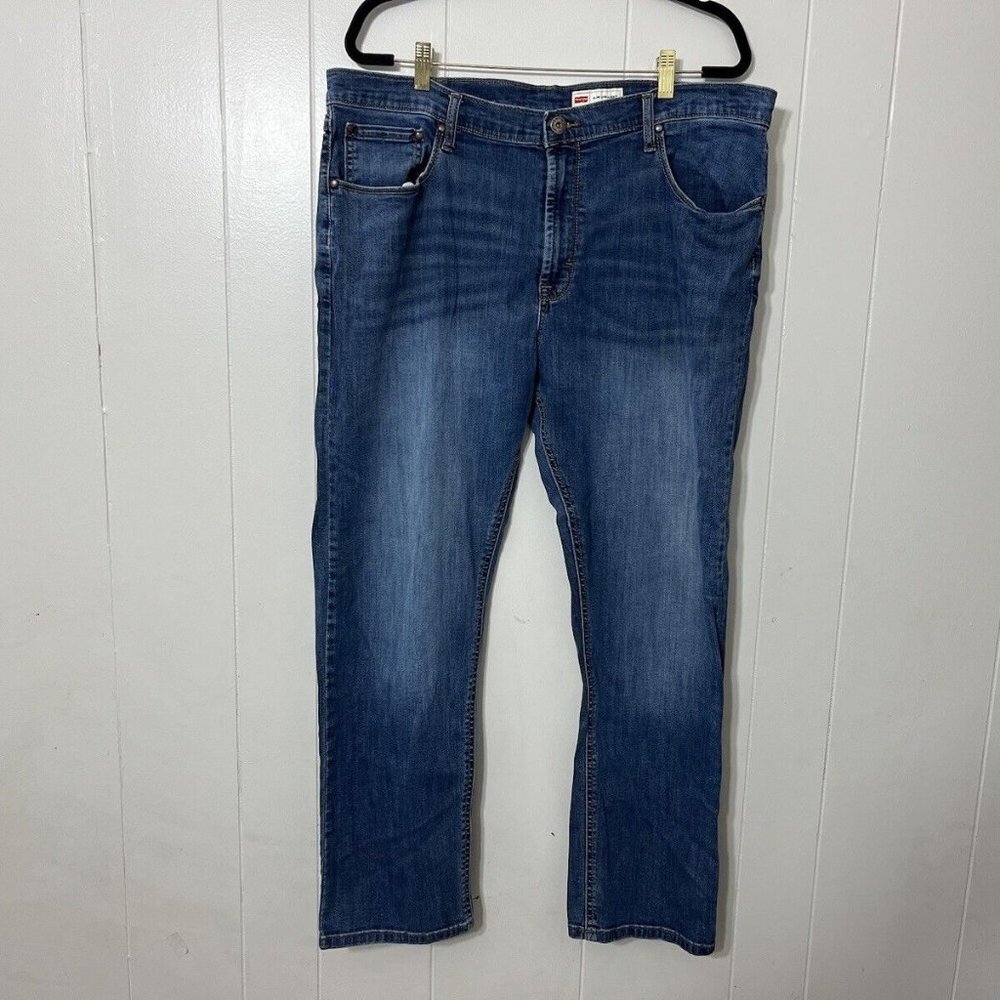 Wrangler Slim Straight Blue Jeans Size 40x30